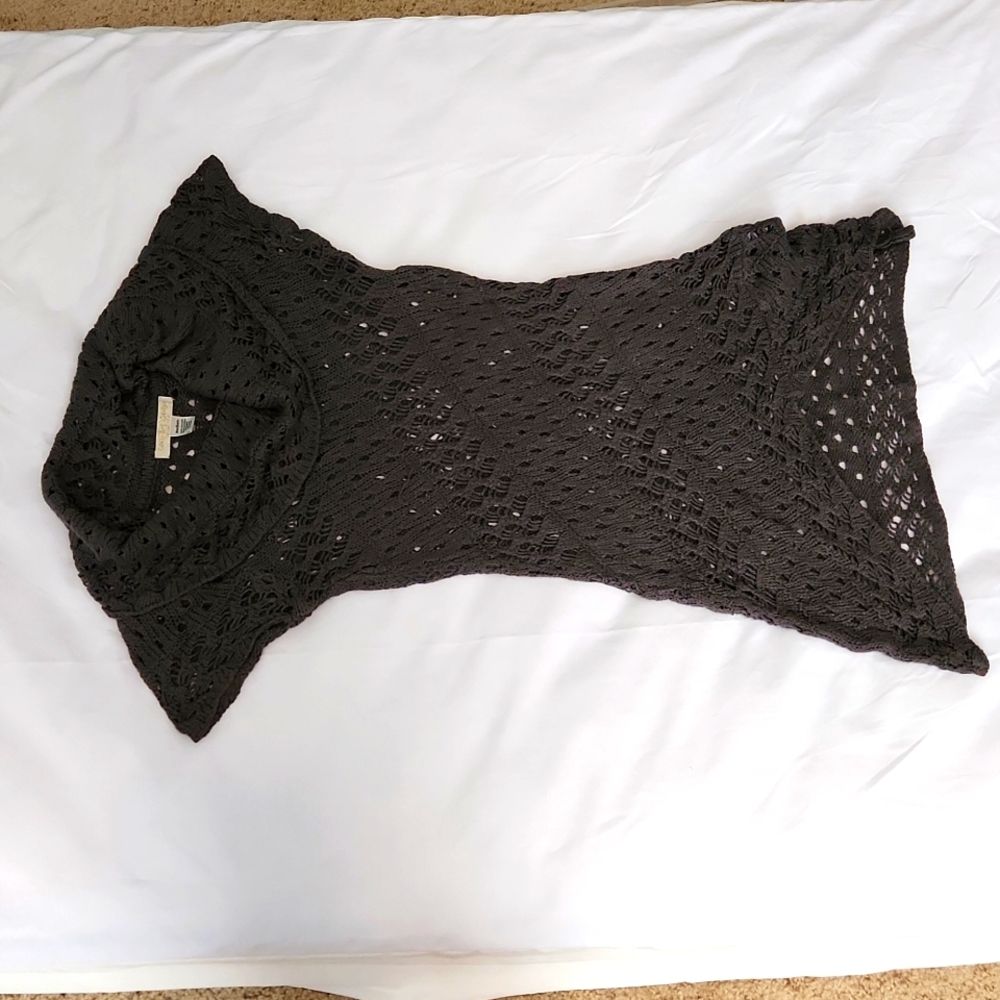 Woven gray dress